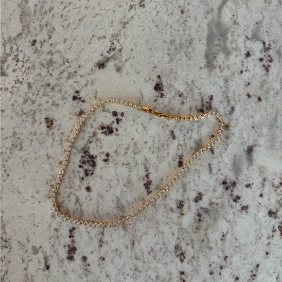 Jcrew cubic zirconia tennis necklace - Picture 3 of 3